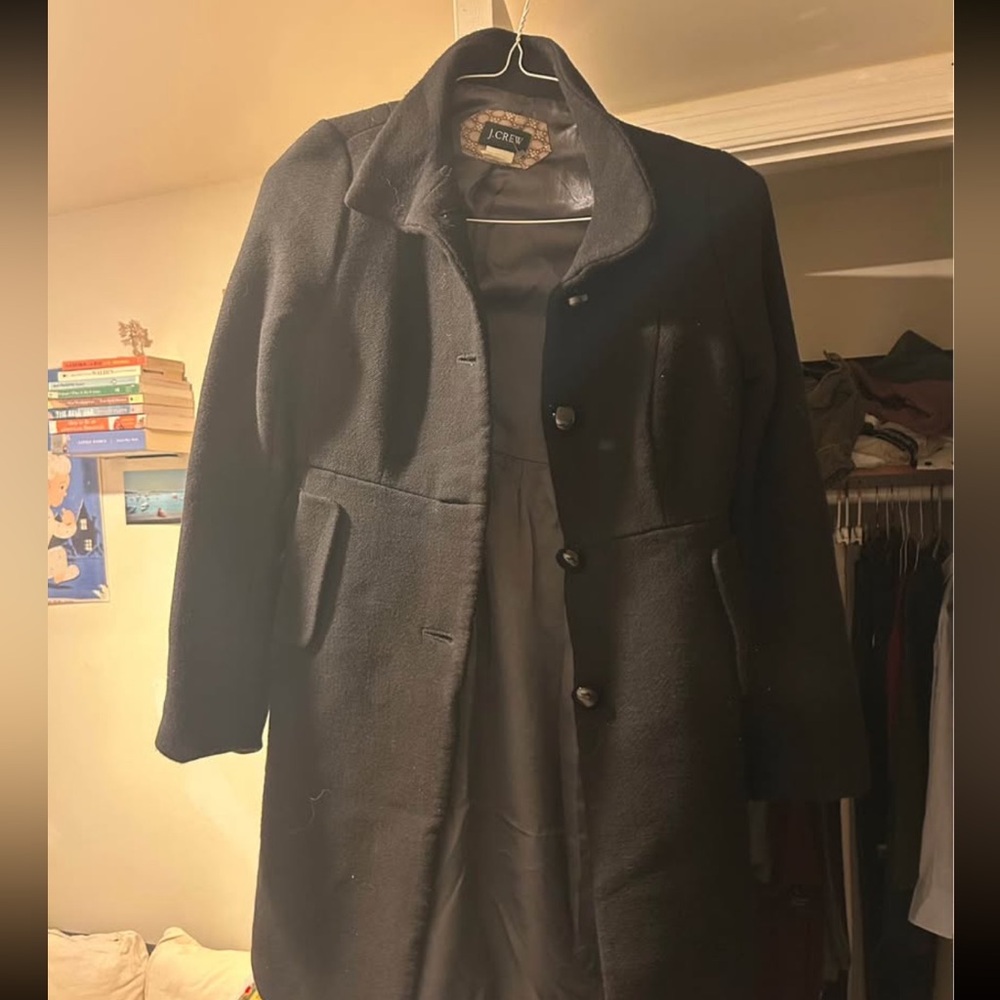 J. Crew Black Women's Pea Coat